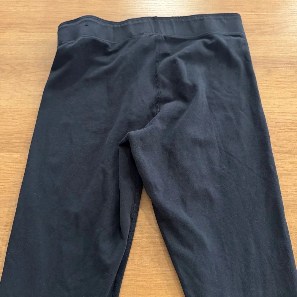 Nike‎ Just Do It Black Leggings Metallic Logo Womens Small Activewear